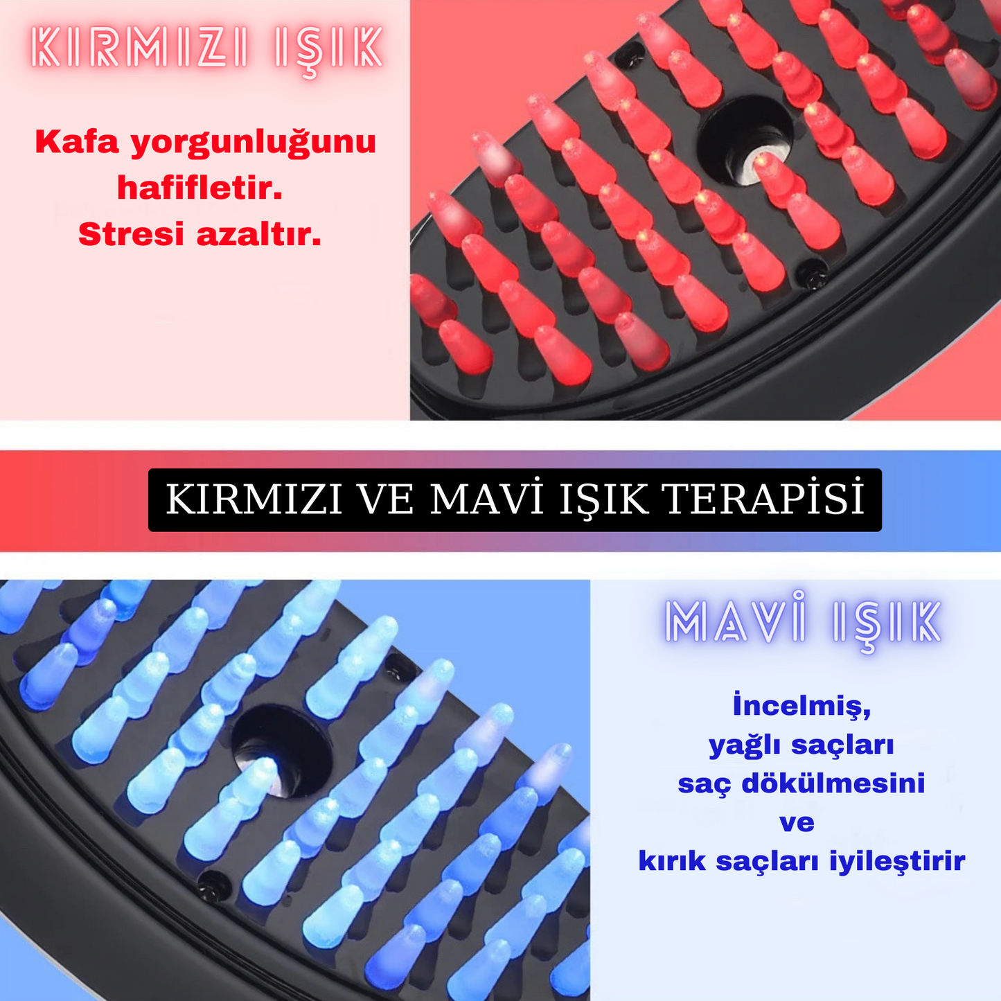 Elektrikli Saç Masaj Tarağı